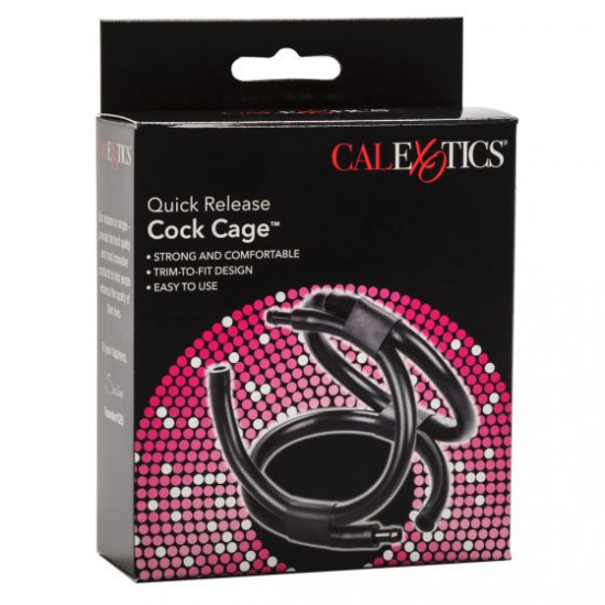 Quick Release Cock Cage Zwart