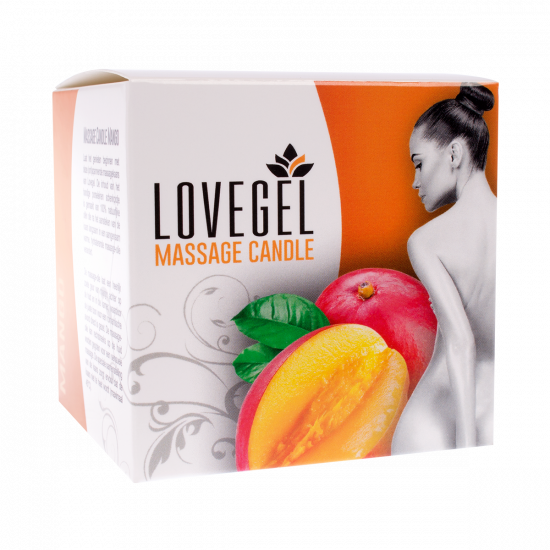 Lovegel Massage Kaars Mango