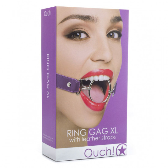 Ouch! Ring Gag XL Paars