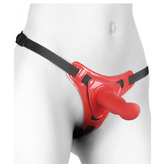 Ouch! Delight Strap-On Set Rood