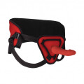 Ouch! Deluxe Silicone Strap-On Set 8 Inch Rood