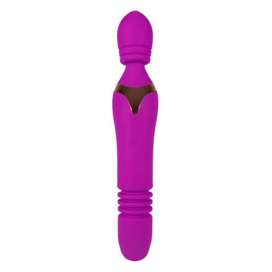 Ohh! Deluxe Lucy Thrusting Wand Vibrator Paars