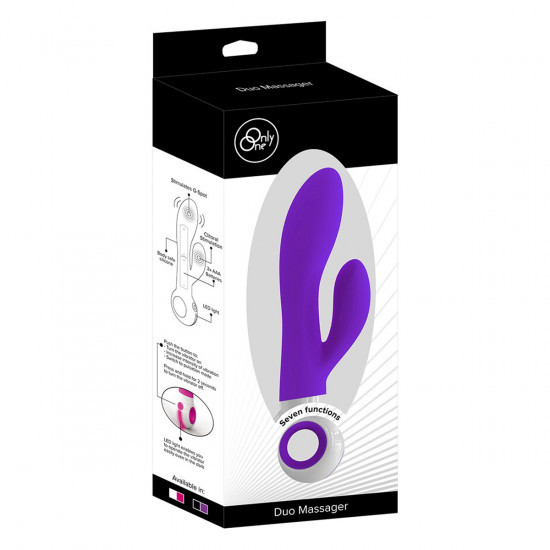 Only One Duo Vibrator Paars