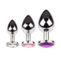 Plug It Strass Buttplug Set Zilver