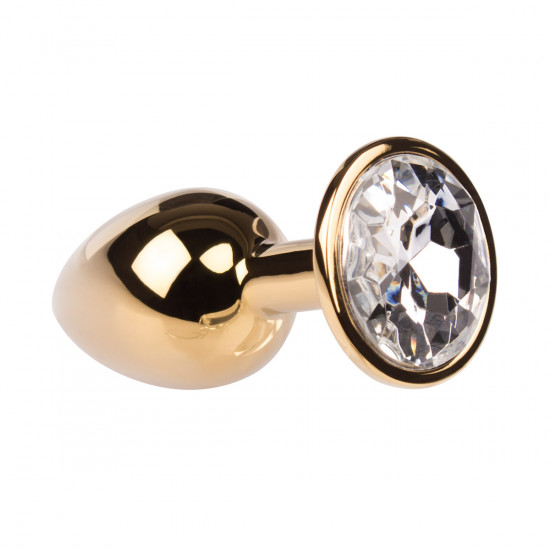 Plug It Strass Buttplug Set Goud