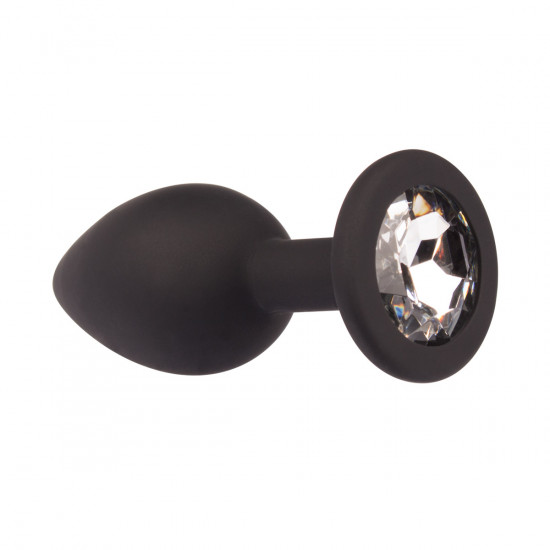 Plug It Strass Buttplug Set Zwart