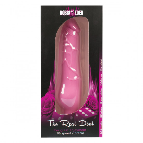 Bobbi Eden The Real Deal Vibrator Roze