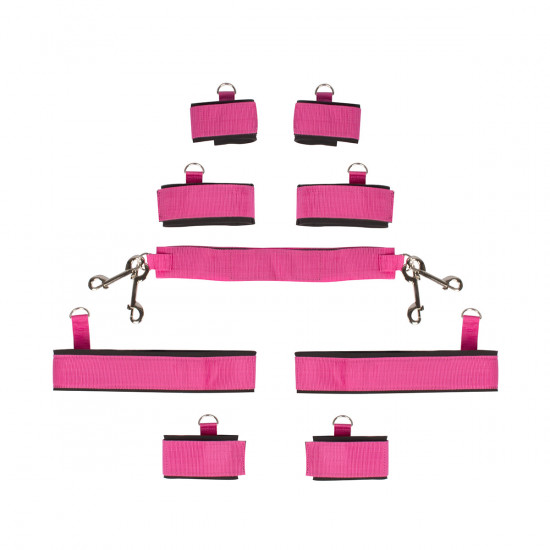 Sinners Full Body Restraints Set Roze