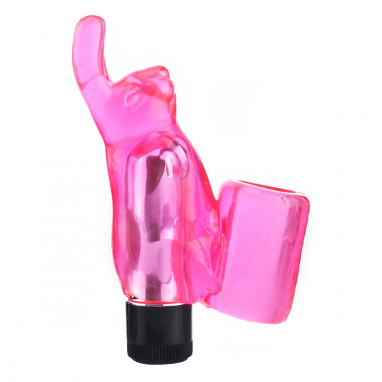 Rabbit Finger Sleeve Vibe Vibrator Roze