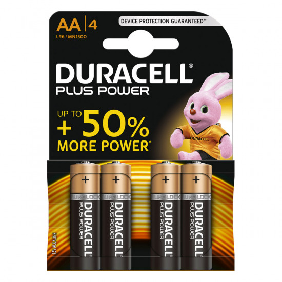 Duracell Batterijen AA, 4 stuks