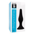 Plug It Silicone Buttplug Medium Zwart