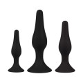 Plug It Silicone Buttplug Set Zwart