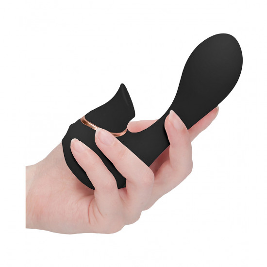 Irresistible Mythical Luchtdruk Vibrator Zwart