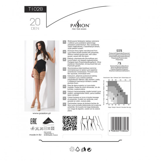 Passion TI028 Panty Zwart S