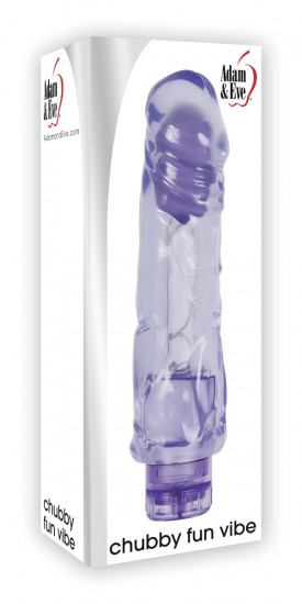 Adam & Eve Blue Chubby Fun Vibe Vibrator Paars