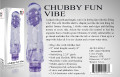 Adam & Eve Blue Chubby Fun Vibe Vibrator Paars