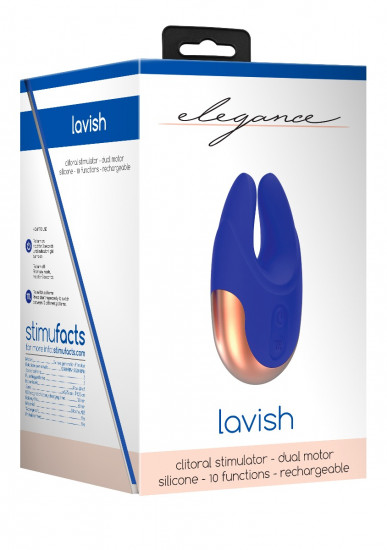 Elegance Lavish Stimulator Blauw