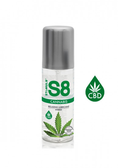 Stimul8 Water & Silicone Based Glijmiddel Cannabis 125 ml