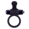 C-Ringz Vibrating Silicone Super Ring Cockring Zwart