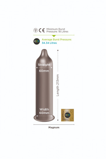 EXS Extra Large Magnum Condooms 12 Stuks