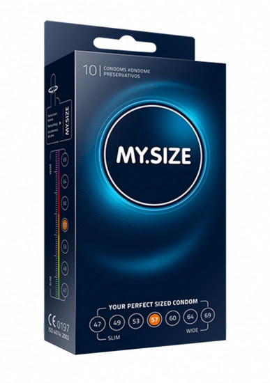 MySize Condooms 10 Stuks Maat 57