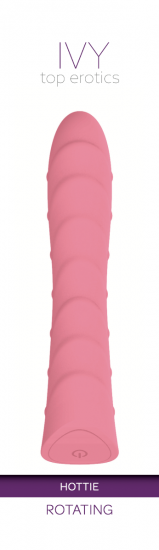 Ivy Hottie Rotating Vibrator Licht Roze