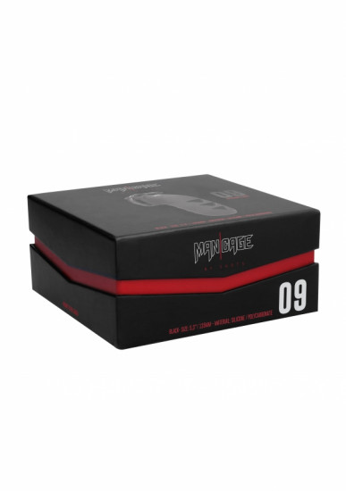 ManCage Cock Cage 09 Silicone Zwart