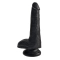 King Cock 6 Inch Cock with Balls Dildo Zwart
