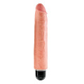 King Cock 10 Inch Vibrating Stiffy Blank