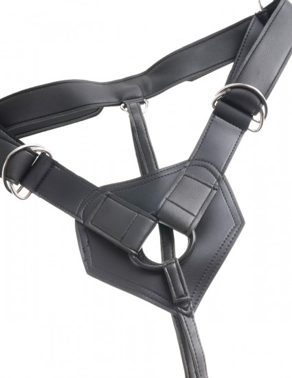 King Cock Strap-On Harness with 7 Inch Cock Blank