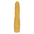Get Real Slim Vibrator Gold Dicker Goud