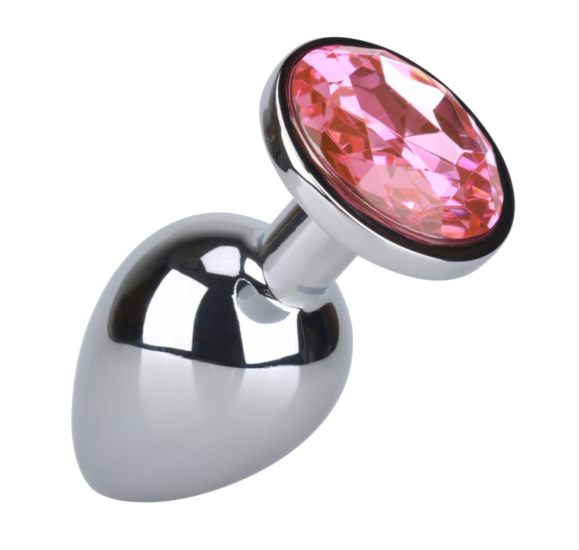 Ohh! Anal Plug Big Zilver/Roze