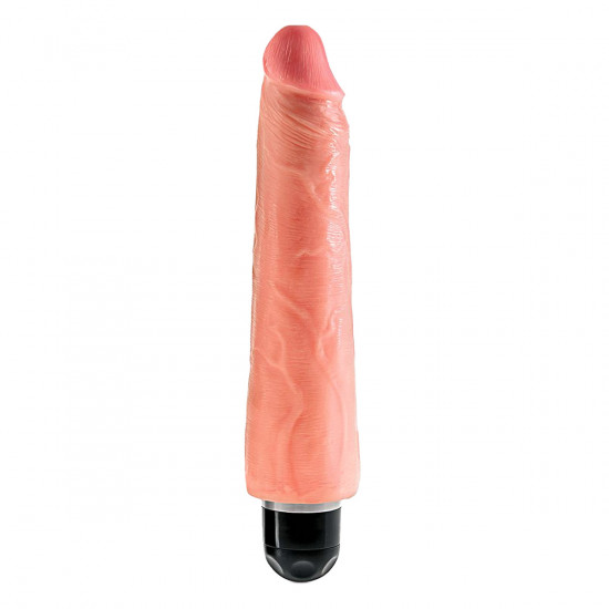 King Cock 9 Inch Vibrating Stiffy Blank