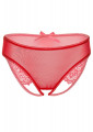Daring Intimates Nicolette Crotchless Slip Rood L/XL