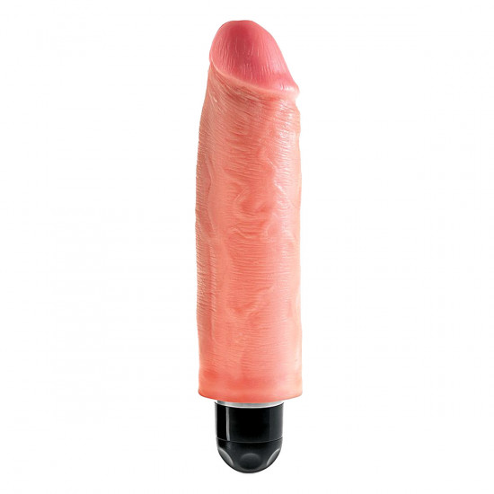 King Cock 6 Inch Vibrating Stiffy Blank