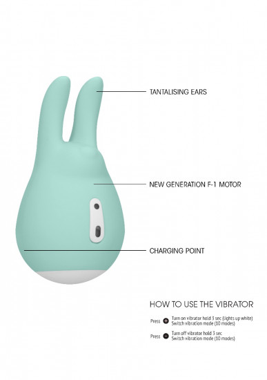 Loveline Love Bunny Clitoris Stimulator Groen