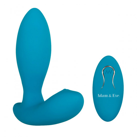 Adam & Eve Eve's G-Spot Thumper With Clit Motion Massager Blauw
