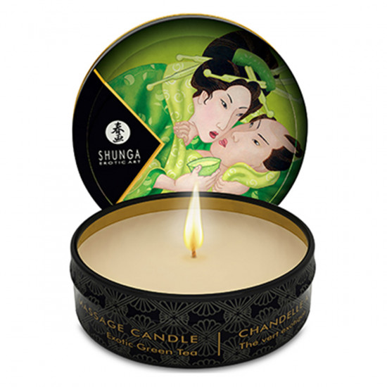 Shunga Candle Zenitude Exotic Green Tea Massage Kaars 30 ml