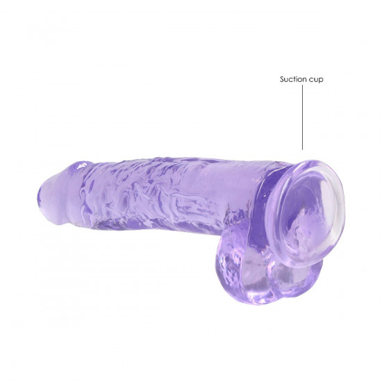Bang It Real Dildo no. 6 Met Ballen Paars